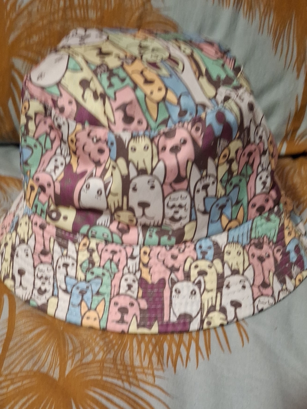 Kids Multicolor Animal Print Bucket Hat